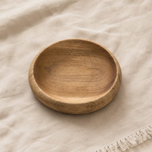 schaaltje teak bali 9cm schaaltje teak