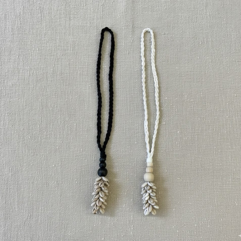 hanger katoen schelp cowrie