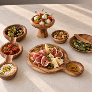 tapasschaal teak
