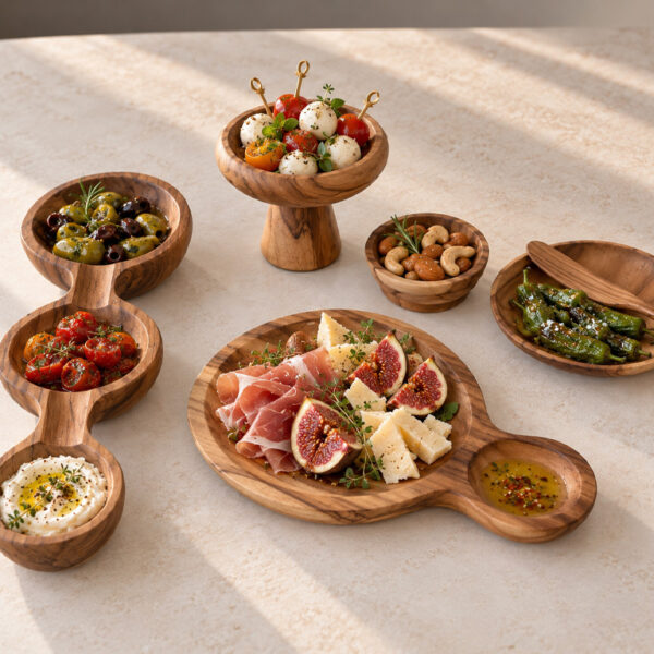 tapasschaal teak