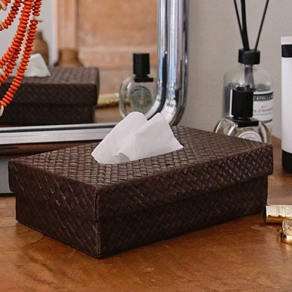 tissuebox pandan blad