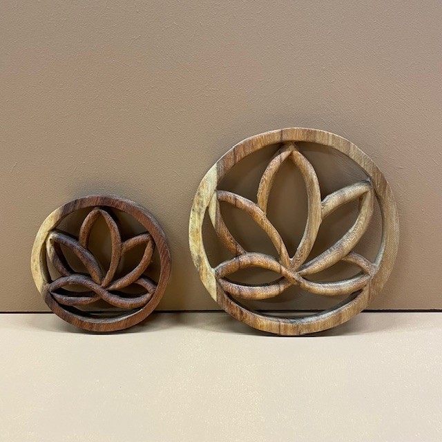 woodcarving lotus