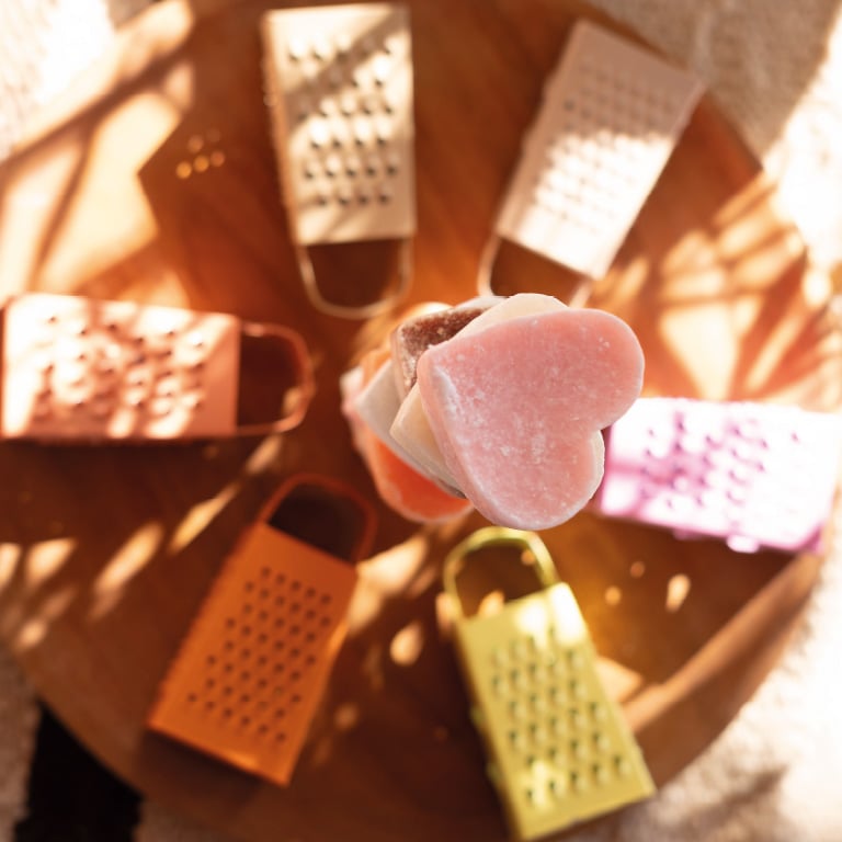 mini rasp en geurblokje hartje