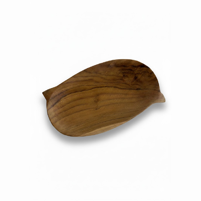 schaaltje teak blad