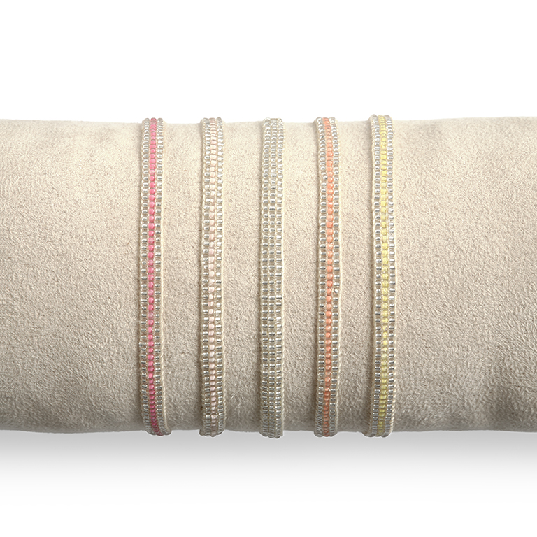 armband 3 lines silver