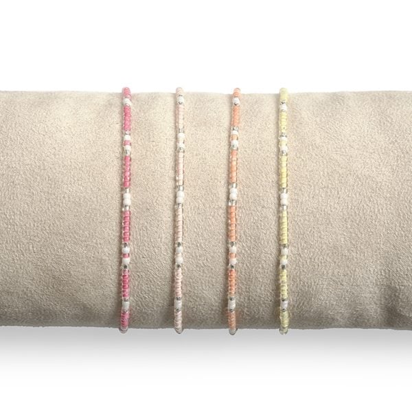 Armband Single Row Color Silver
