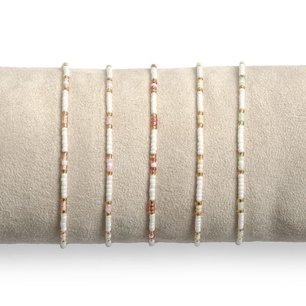 Armband Single Row White Gold