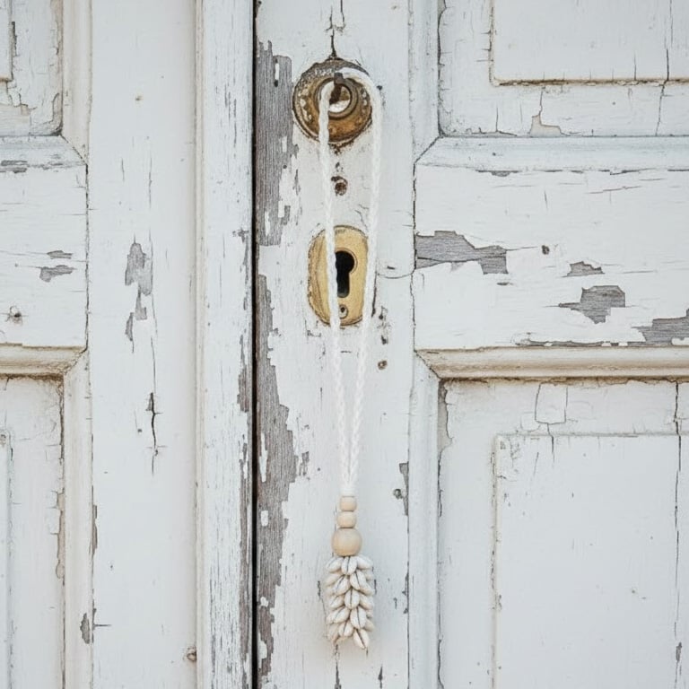 hanger katoen schelp cowrie sfeer