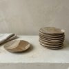 schaaltje teak plat rond 2