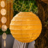 lampion okergeel Lampion Ecru
