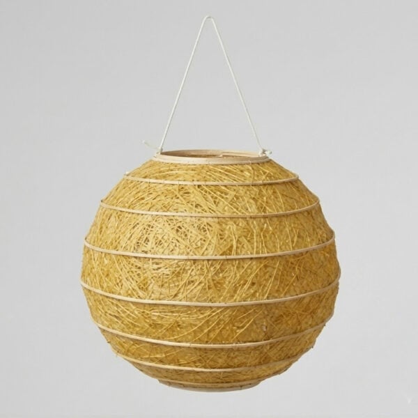 lampion okergeel Lampion Ecru