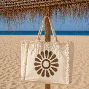 strandtas flower sfeer
