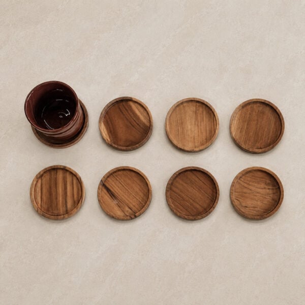 coaster teak laag cluster