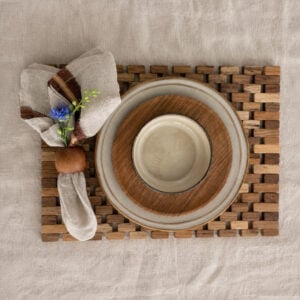 placemat teak sfeer