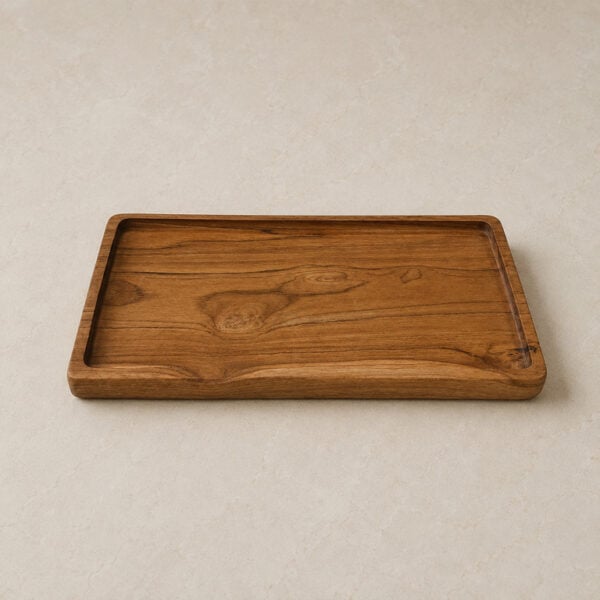 serveer tray teak