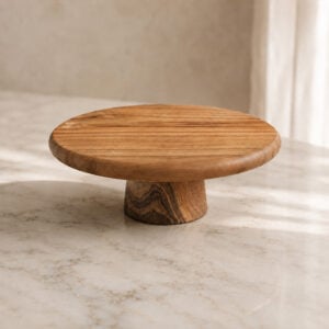 taart plateau teak new