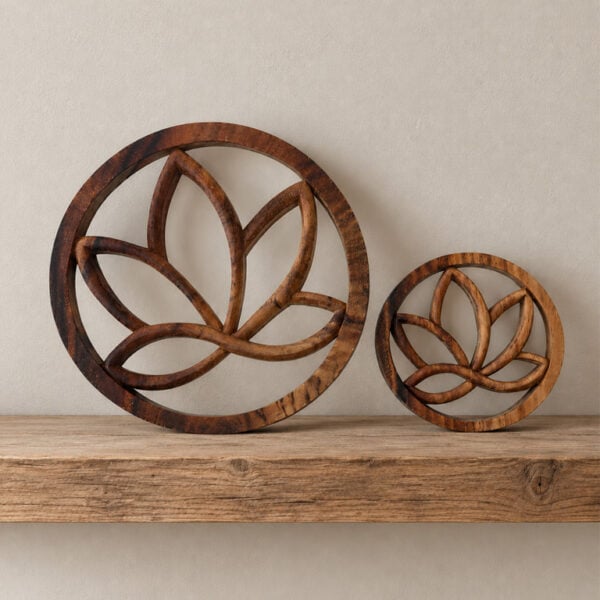 woodcarving lotus