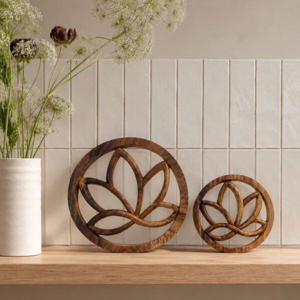 woodcarving lotus