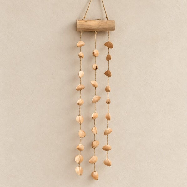 hanger nootje kenari hout
