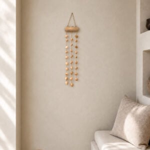 hanger nootje kenari hout