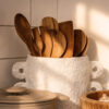 teak spatel ribbel rond sfeer