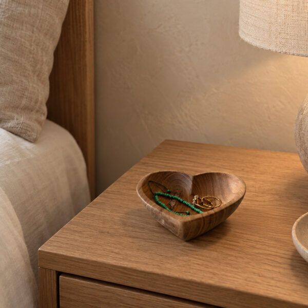 kom hart m sfeer Kom teak hout