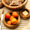 Kom teak hout