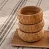 Kom teak hout