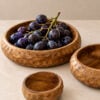 Kom teak hout
