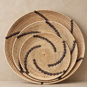 wandhanger swirl bruin cluster