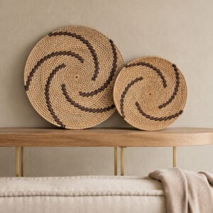 wandhanger swirl bruin