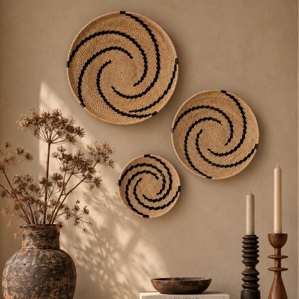wandhanger swirl zwart sfeer 3 wandhanger swirl zwart sfeer 3