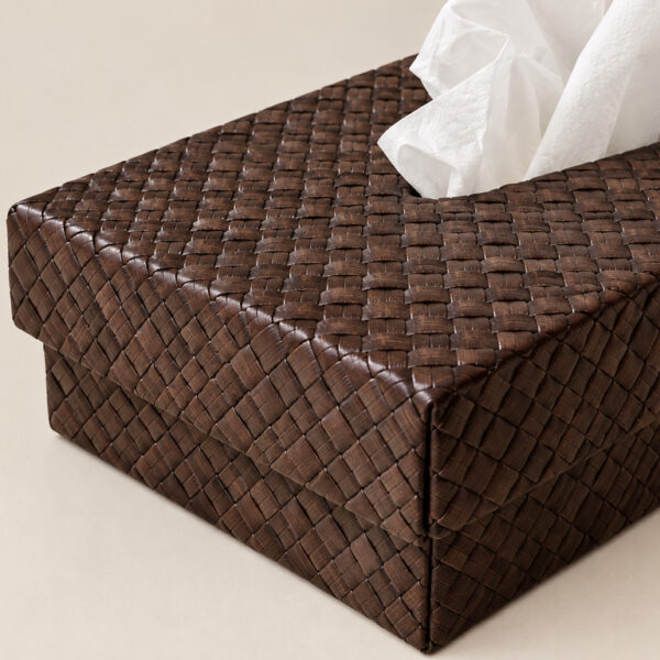 tissuebox pandanblad bruin tissuebox pandan blad